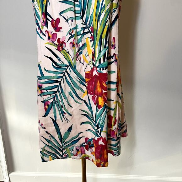 Abbeline Tropical Floral South Moon Under  Festival Boho Slip Dress Size Small - Picture 4 of 11